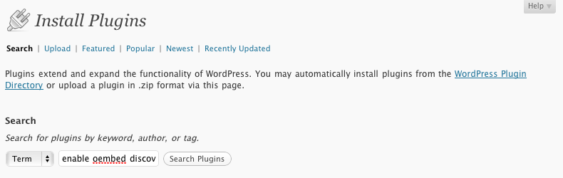 WordPress Plug-in Search WordPress Plug-in Search