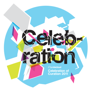 celebration of curation white logo