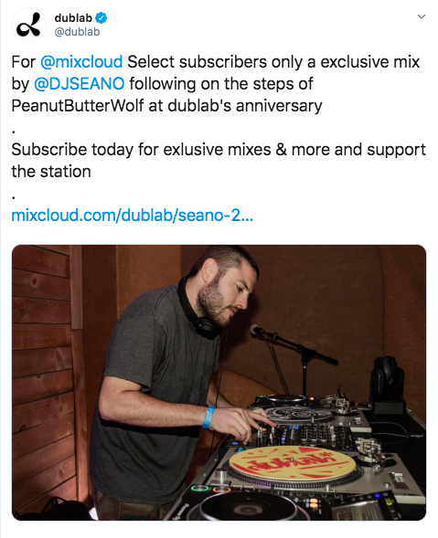 Dublab asking their community of fans to support the station