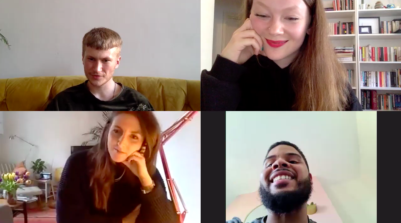 Aimie Cliff in conversation with Louise Henry, Karim Kamar and Elliot Adamson for New Systems