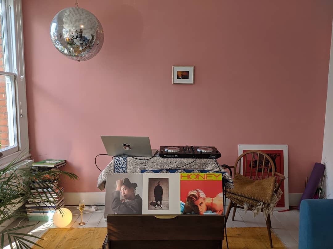 Kindness' live streaming set up