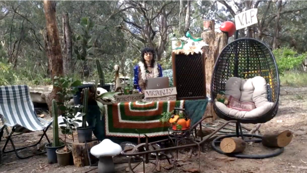 A live stream in a natural environment