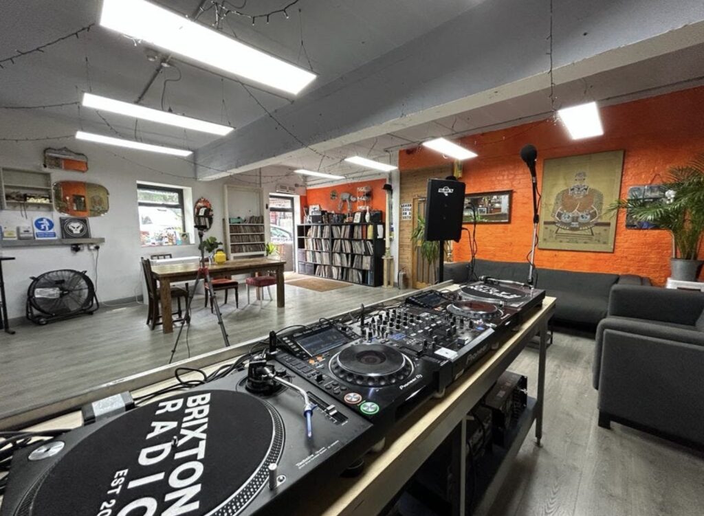 Brixton Radio's studio