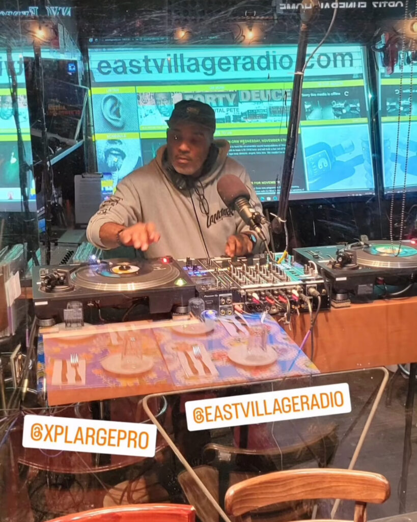 Hip-Hop producer Large Professor spinning tracks on East Village Radio